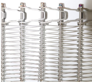 Stainless Steel Wire Link Herringbone Conveyor Belt For Sushi