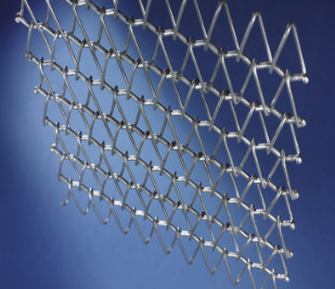 316 Stainless Steel Balanced Weave Net Conveyor Belt Wire Mesh
