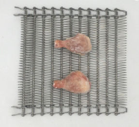 Flat Wire Herringbone Conveyor Belt For Bread Cooling Industry