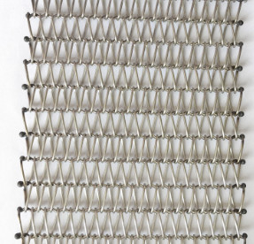 SS 304 316 Stainless Steel Industrial Herringbone Conveyor Belt For Food