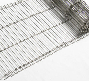 quality  Flat Flex 304 Stainless Steel Food Conveyor Belt Wire Mesh factory