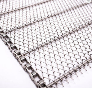 quality  High Temperature Resistance Chain Drive Flat Flex Belt Wire Mesh for Conveyor factory