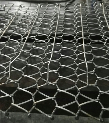 Balanced Weave Conveyor guard Flat Flex Belt 80Micron Nickel Wire