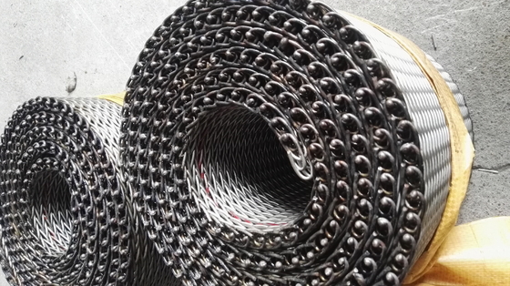 Food Grade Diamond Mesh Steel Mesh sheets Conveyor Belt For Oven