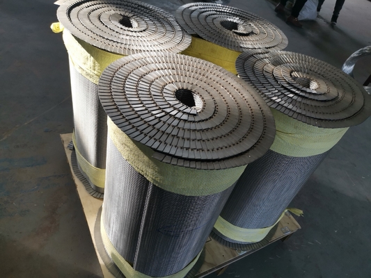 OEM SS304 Herringbone Conveyor Belt Food Safe