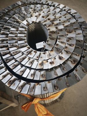 Nickel White Stainless Steel Herringbone Conveyor Belt For Bakery
