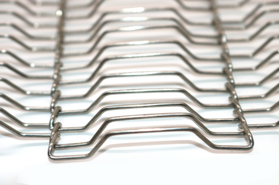 Material Handling Enrober Food Mesh Belt Wire Mesh For Pizza Chocolate Conveyor