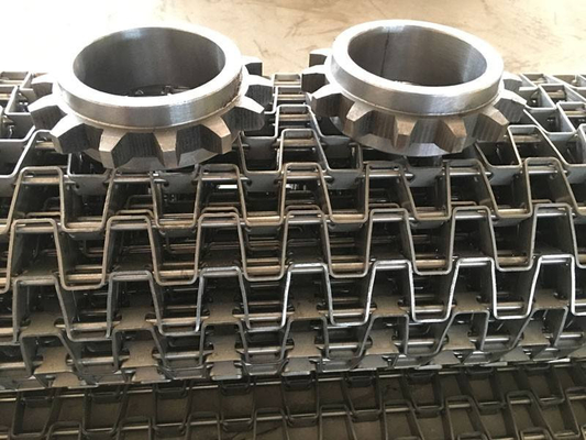 Stainless Steel Bakery Food Industry Conveyor Belt For Potato Chip Drying