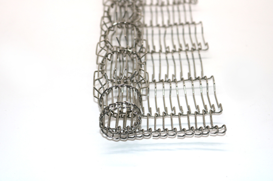 Double Balanced Chain Stainless Steel Hinge Belt Conveyors For Dryer Mesh