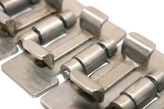 302 Stainless Steel Driven Roller Flat Top Chain Slat For Food Processing