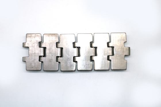 302 Stainless Steel Driven Roller Flat Top Chain Slat For Food Processing
