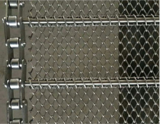 Custom Conventional Weave Stainless Steel Mesh Belt Wire Chain Conveyor