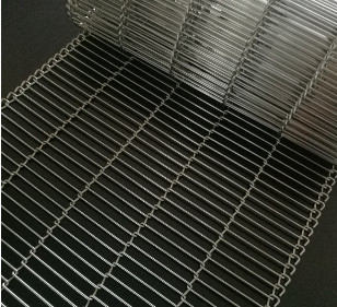 Food Grade Flat 304 Stainless Steel Woven Wire Mesh Conveyor Belt For Bread Baking
