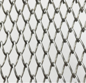 Galvanised Stainless Steel Chain Link Diamond Mesh Steel Plate for Conveyor Belts