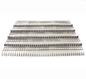 Flat Metal Stainless Steel Eye Link Conveyor Belt Wire Mesh For Oven