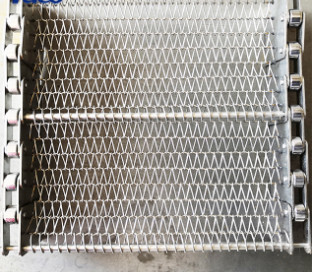 High Temperature 314 310s Stainless Steel Spiral Mesh Conveyor Chain Belt Metal