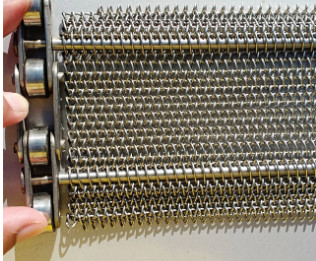 High Temperature 314 310s Stainless Steel Spiral Mesh Conveyor Chain Belt Metal
