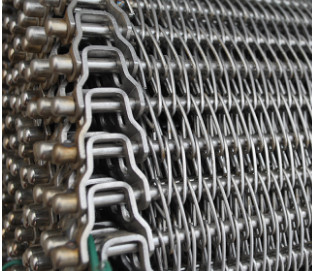 High Temperature 314 310s Stainless Steel Spiral Mesh Conveyor Chain Belt Metal