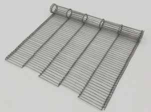 interlock Chain Stainless Steel Mesh Belt Wire Cookies Conveyor