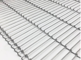 interlock Chain Stainless Steel Mesh Belt Wire Cookies Conveyor