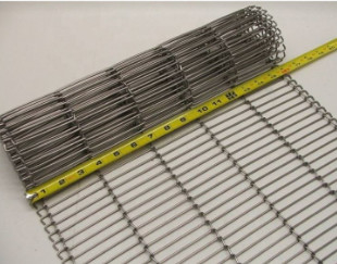 interlock Chain Stainless Steel Mesh Belt Wire Cookies Conveyor