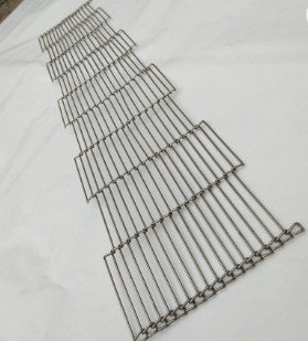 High Temperature Stainless Steel Enrober Wire Belt Mesh For Eggs Conveyor