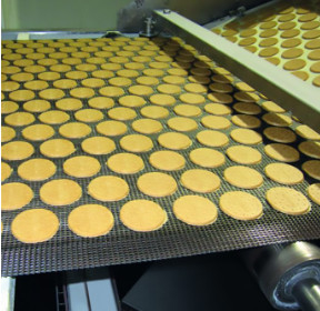 Stainless Steel chain mesh rolls link Wire conveyor belt for biscuit oven