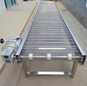 OEM Wire Mesh Conveyor Belt 316 Stainless Steel Chainplates