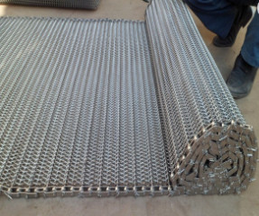 OEM Wire Mesh Conveyor Belt 316 Stainless Steel Chainplates
