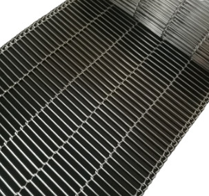 Enrober Flat Flex Wire Mesh Oven Conveyor Belt For Food Equipment