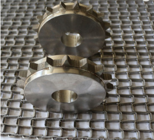 Custom 20cm-200cm Flat Wire Stainless Steel Mesh Belt For Manufacturing Plant