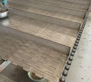 SUS304 Stainless Steel Metal Perforated Chain Plate Conveyor Belt