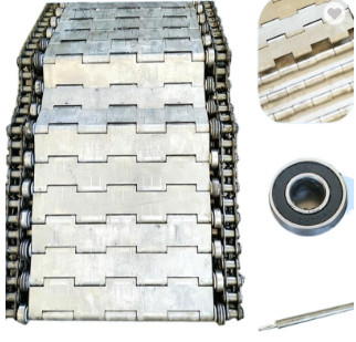 SUS304 Stainless Steel Metal Perforated Chain Plate Conveyor Belt