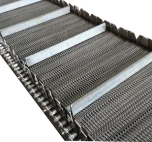 Stainless Steel Chain Link Wire Mesh For Cleaning Drying Conveying