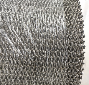 SS 304 316 Stainless Steel Industrial Herringbone Conveyor Belt For Food