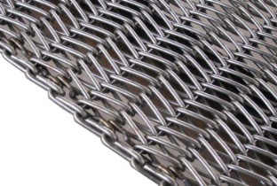 SUS302 Stainless Steel Flexible Metal Mesh Wire 2 X 2 For Conveyor Belt