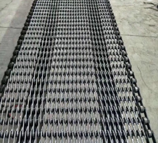 Plain Weave Spiral Wire Mesh SS601 Chain Conveyor