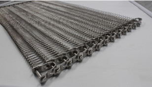 Stainless Steel SUS304 Wire Spiral Mesh Belt Bakery Conveyor