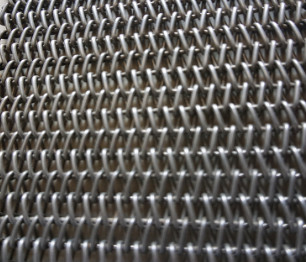 Food industrial Flat Flex Wire Extruded Steel Mesh Conveyor Belt For Bread Baking