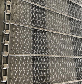 Flat Flex SS304 Food Oven Conveyor Belt Wire Mesh