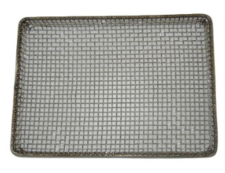 Flanged Screen Stainless Steel Braided Wire Mesh Frame 304 314 310s