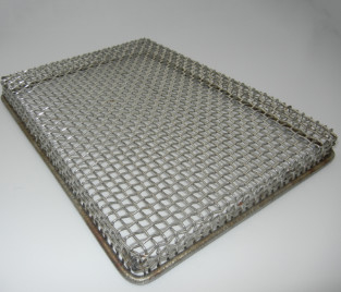 Flanged Screen Stainless Steel Braided Wire Mesh Frame 304 314 310s