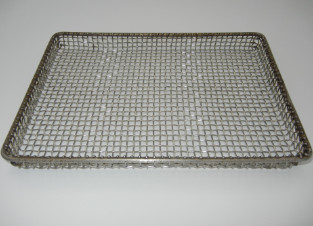 Flanged Screen Stainless Steel Braided Wire Mesh Frame 304 314 310s