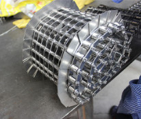 168mm-900mm SS Stainless Steel Conveyor Belt Wire Mesh for Wall Cladding