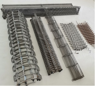 Stainless Steel 304 Metal Mesh Conveyor Belt Food Industry