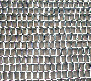 1.5mm 304 Steel Mesh Conveyor Belt Chain Link Edge