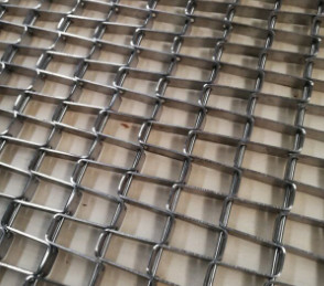 20cm-200cm Stainless Steel Conveyor Belt Wall Cladding Metal Mesh