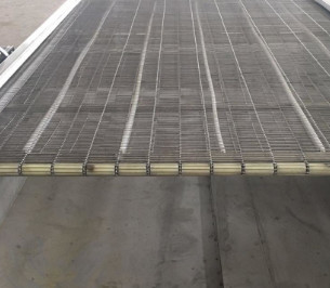 Flat Flex Metal Food Processing Mesh Belt Wire For Conveyor