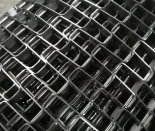 Flat Flex Enrobe Stainless Steel Conveyor Belt Wire Mesh For Bakery