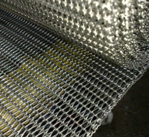 Stainless Steel Balanced Weave Flat Wire Conveyor Belt Systems For Food Industry